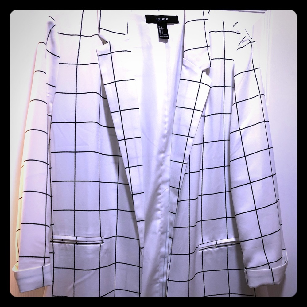 Forever21 Plaid Blazer